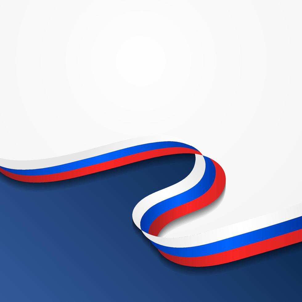 russland tag hintergrund vektor design