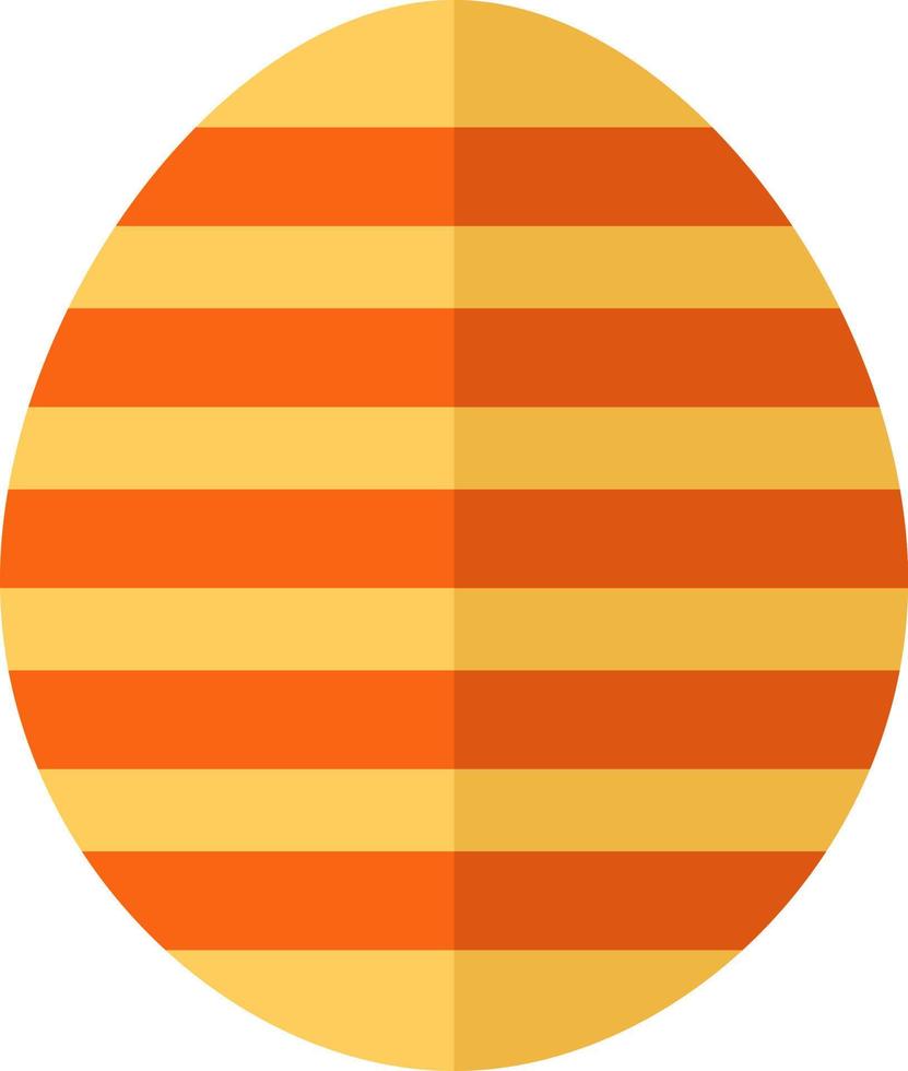 orange avskalade ägg, illustration, vektor på en vit bakgrund.