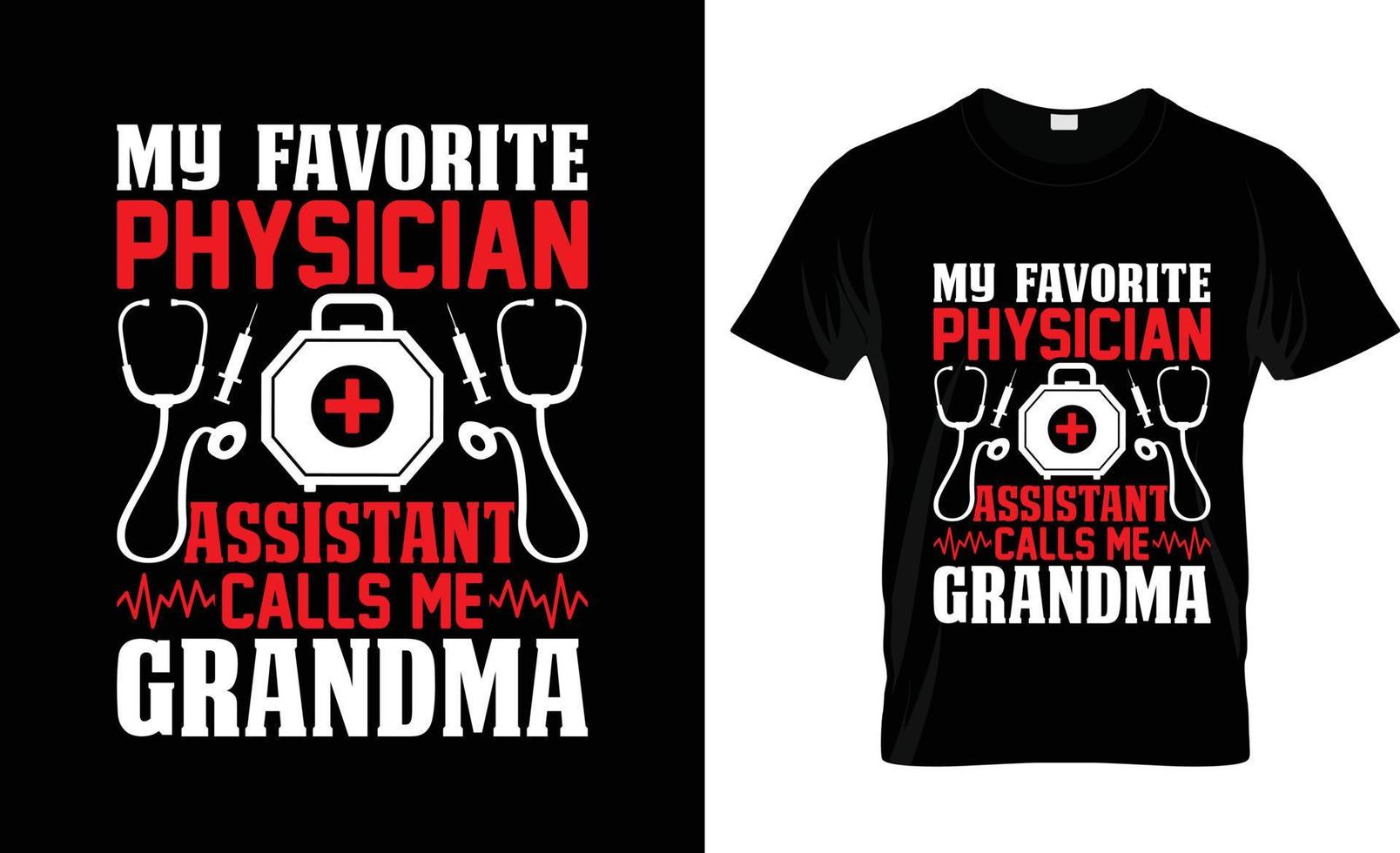 Arzt-T-Shirt-Design, Arzt-T-Shirt-Slogan und Bekleidungsdesign, Arzttypografie, Arztvektor, Arztillustration vektor