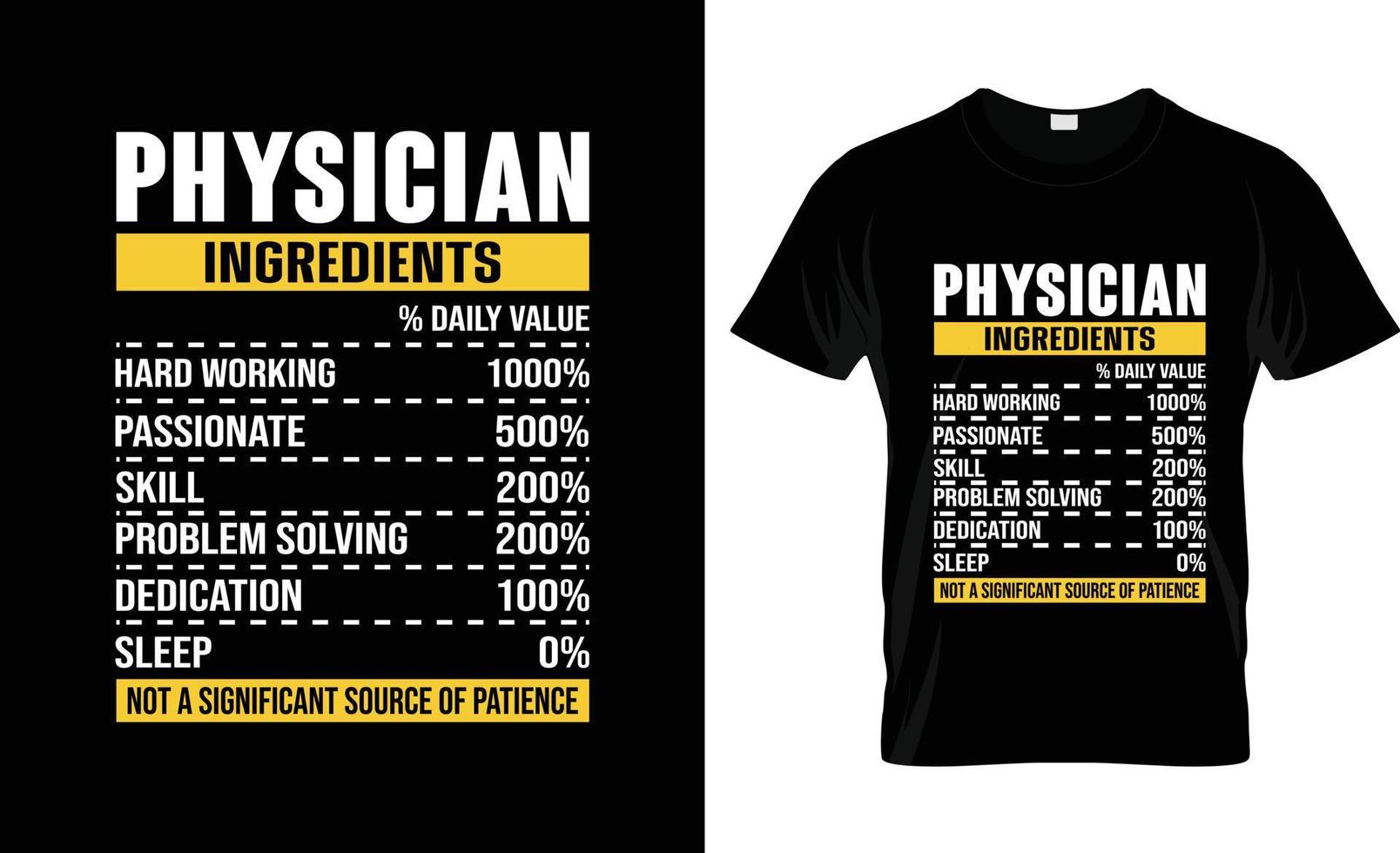 läkare t-shirt design, läkare t-shirt slogan och kläder design, läkare typografi, läkare vektor, läkare illustration vektor