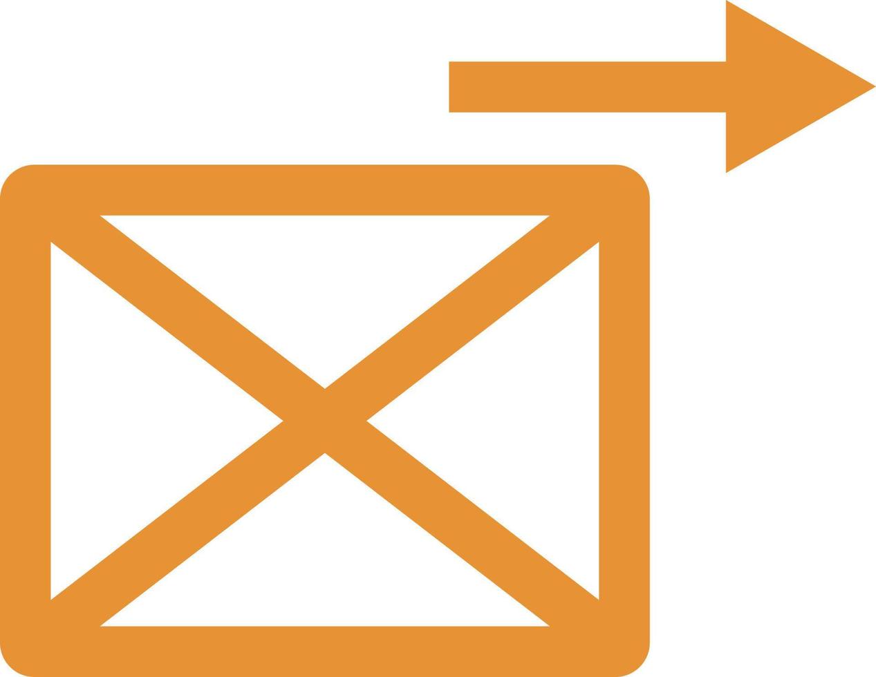 sändning e-post, illustration, på en vit bakgrund. vektor