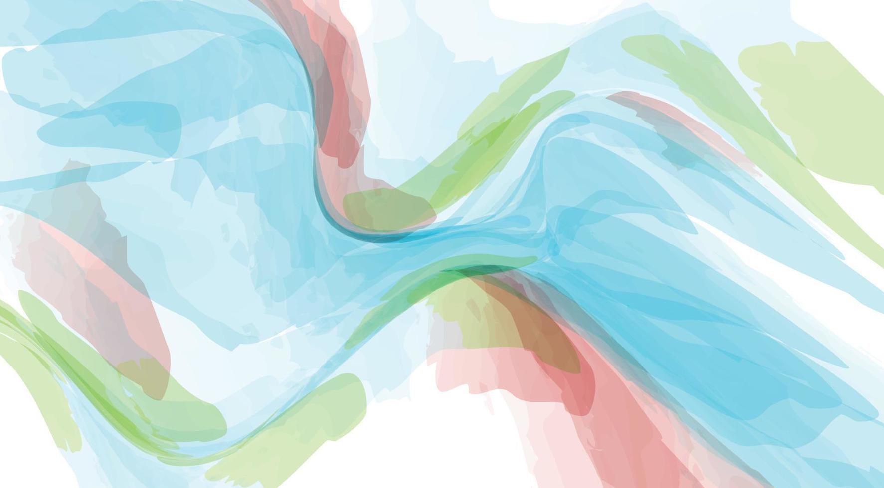 handgezeichneter aquarellflüssigkeitsfleck. abstraktes aqua schmiert kritzelelement für design, illustration, tapete, karte vektor