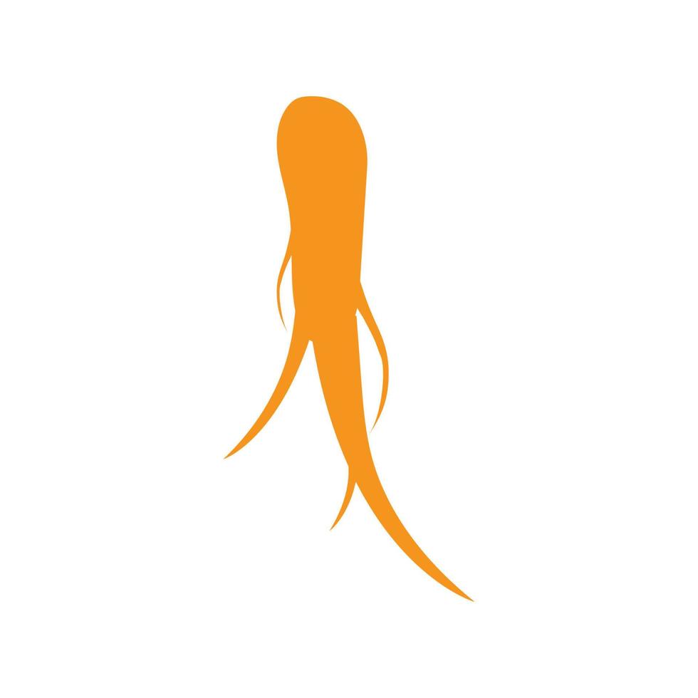 Ginseng-Logo-Vektor vektor