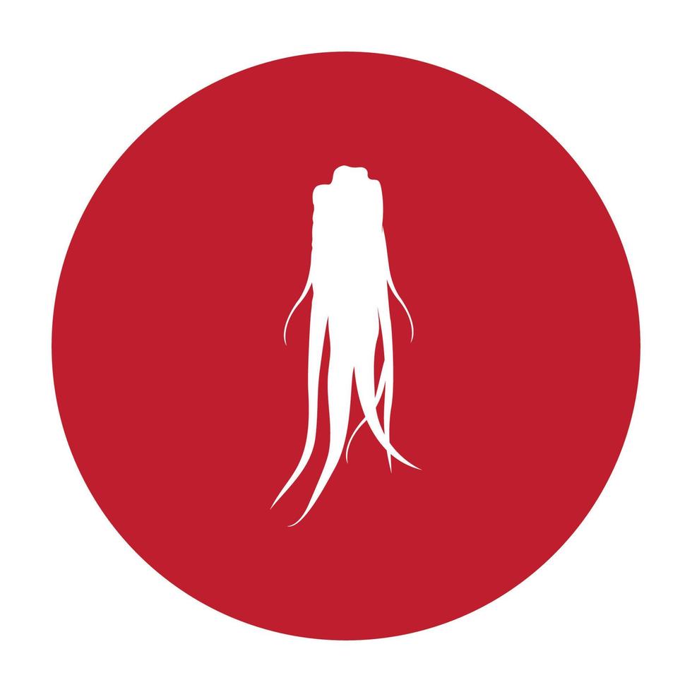 Ginseng-Logo-Vektor vektor