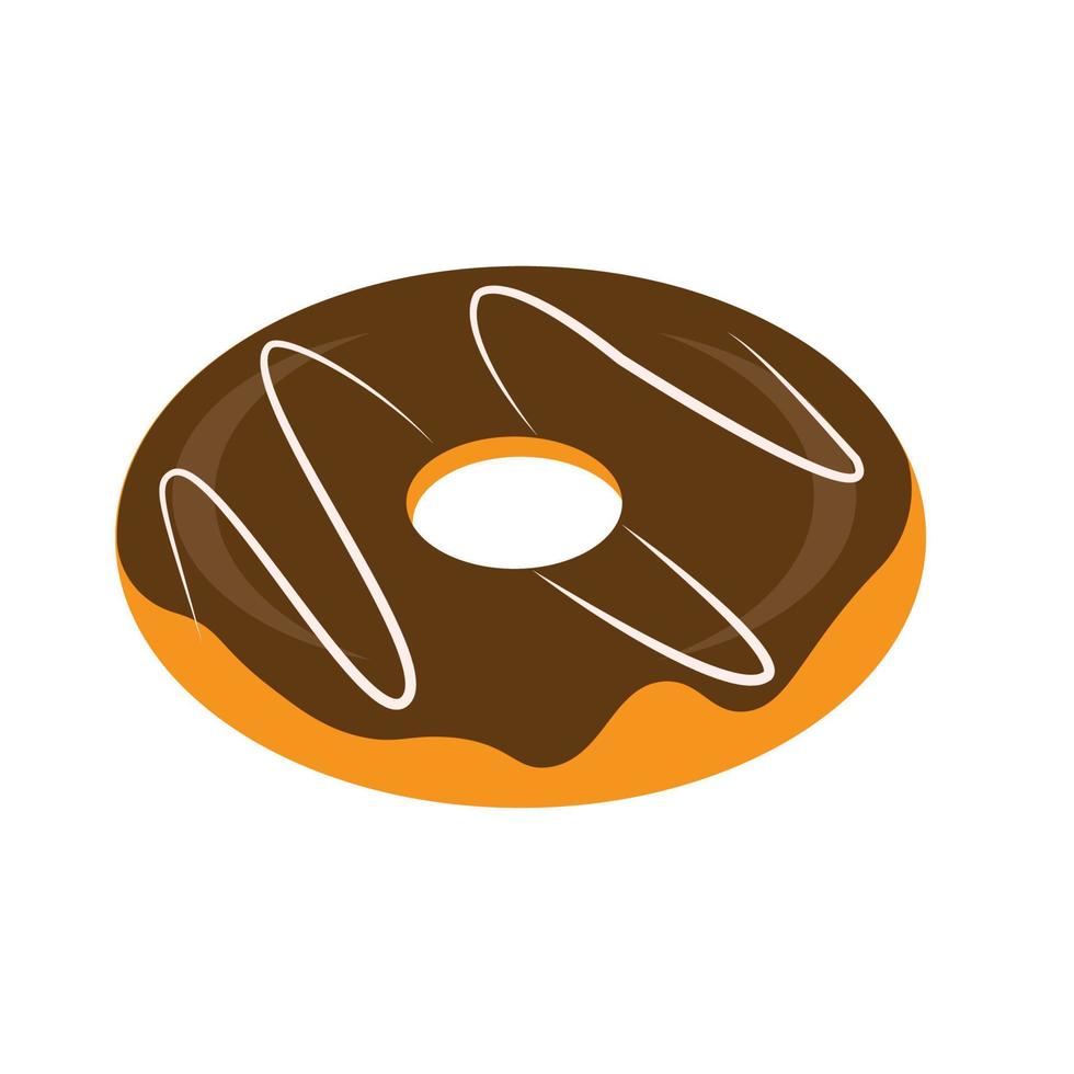 Donut-Logo-Vektor vektor