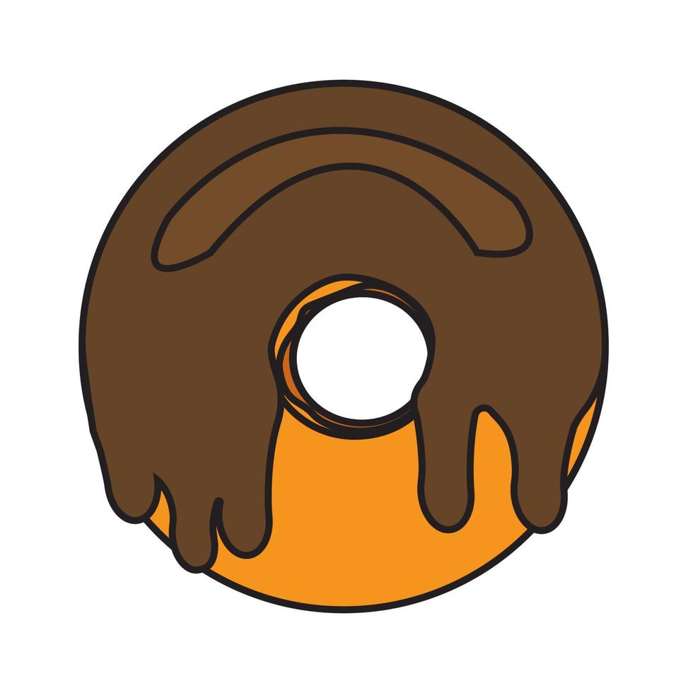 Donut-Logo-Vektor vektor