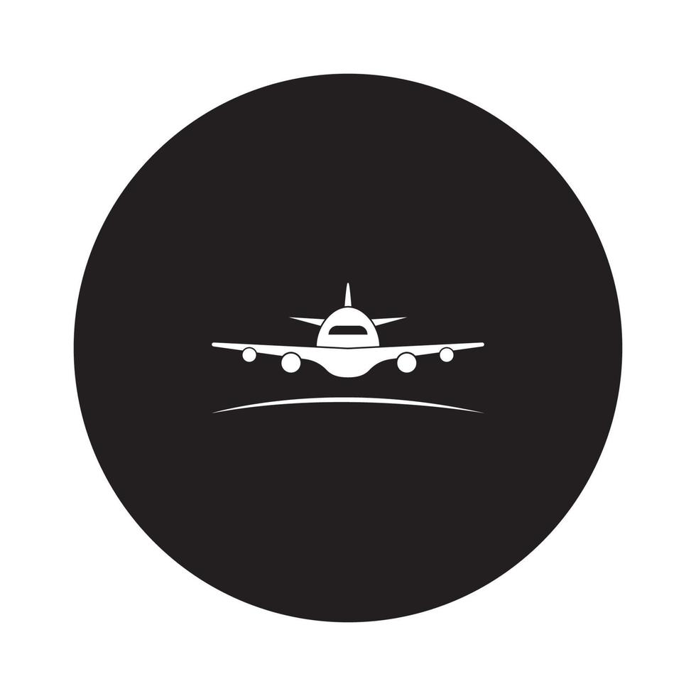 Flugzeug-Logo-Vektor vektor