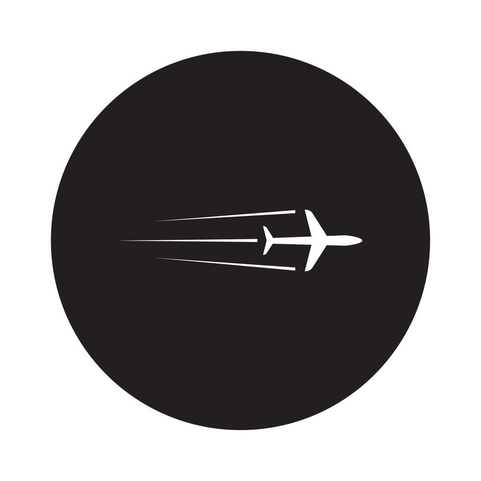 Flugzeug-Logo-Vektor vektor