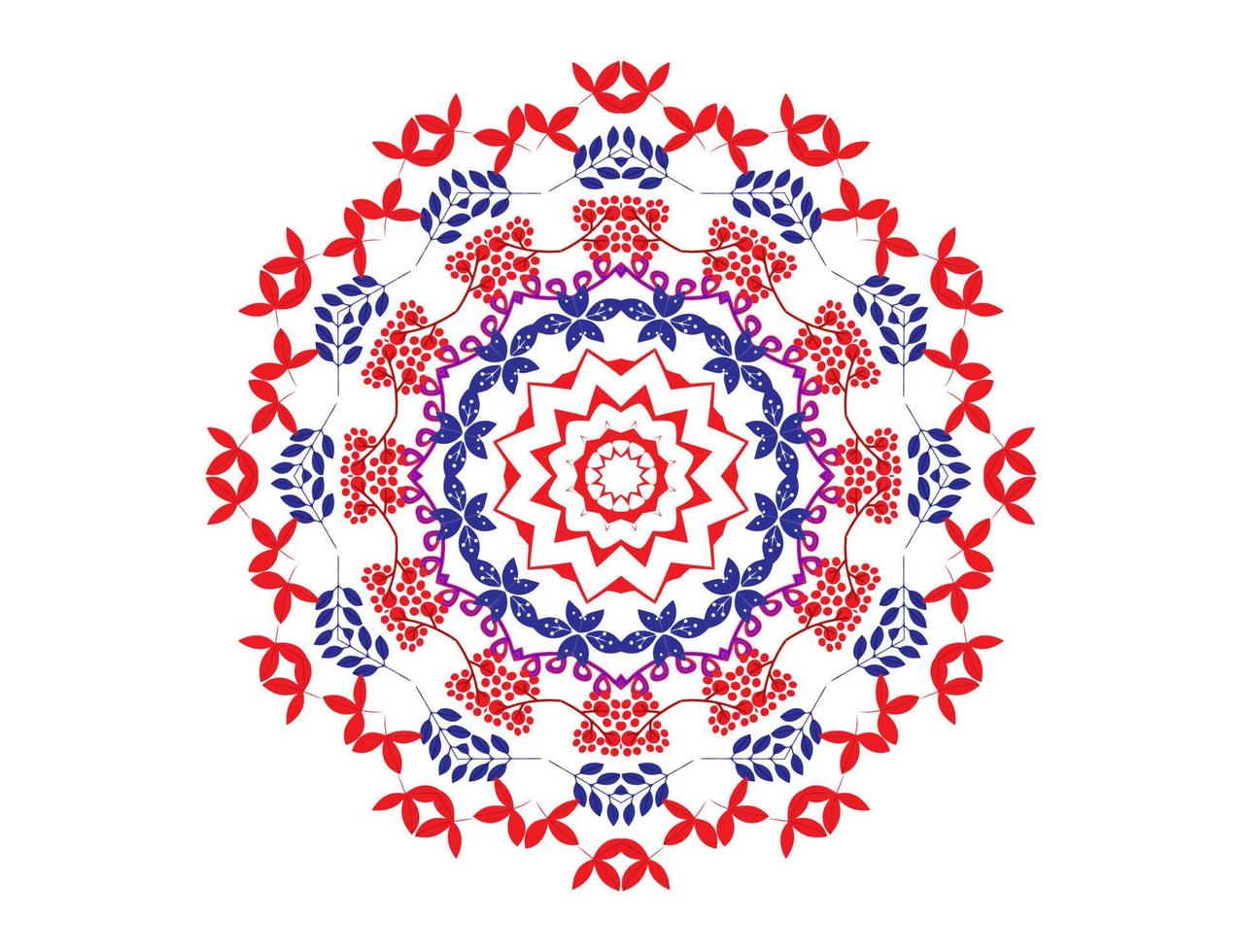 Mandala-Design, Mandala-Hintergrund, Mandala-Design für Malvorlagen vektor