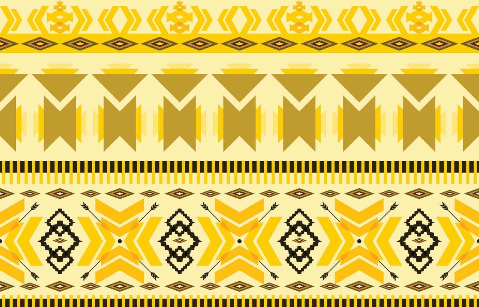 Navajo-Indianer-Stoff nahtloses Muster, geometrischer Stammes-ethnischer traditioneller Hintergrund, Design-Elemente, Design für Teppich, Tapete, Kleidung, Teppich, Interieur, Stickerei-Vektor-Illustration. vektor