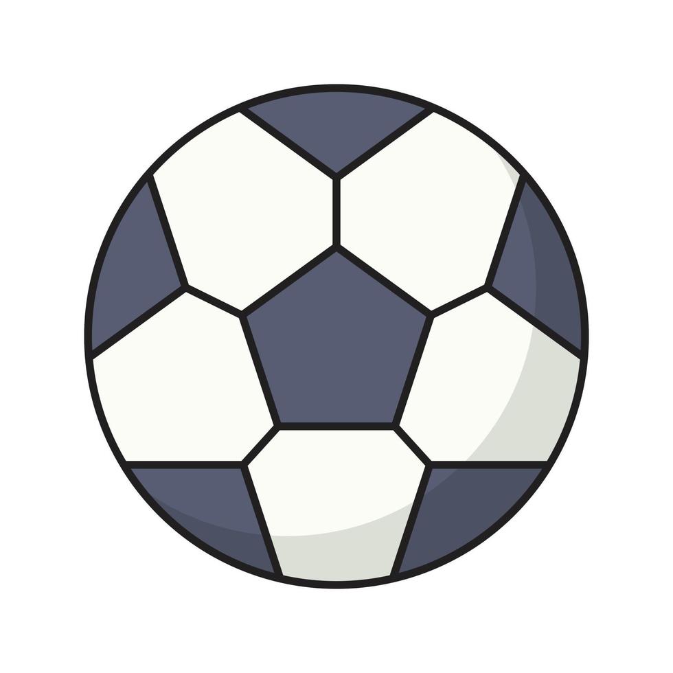 fußballvektorillustration auf einem hintergrund. hochwertige symbole. vektorikonen für konzept und grafikdesign. vektor