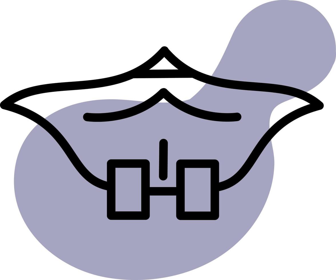 utomjording fartyg, ikon illustration, vektor på vit bakgrund