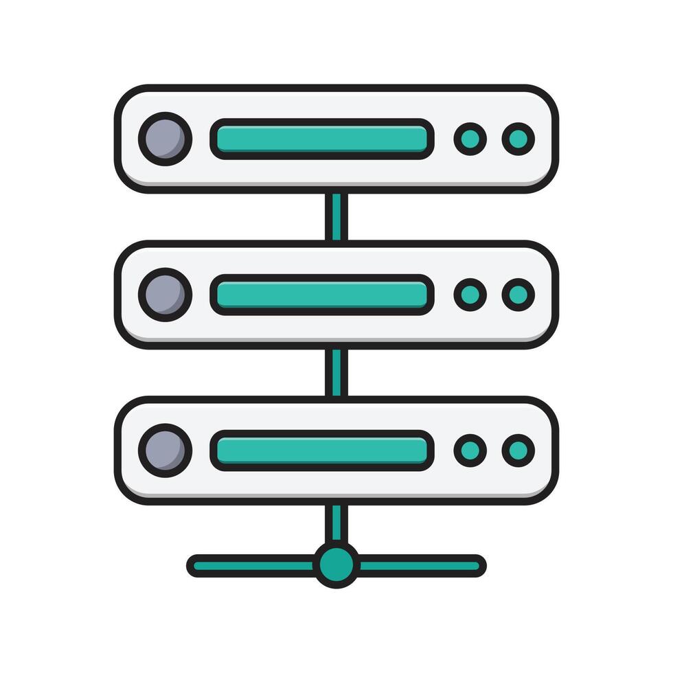 server nätverk vektor illustration på en bakgrund.premium kvalitet symbols.vector ikoner för begrepp och grafisk design.