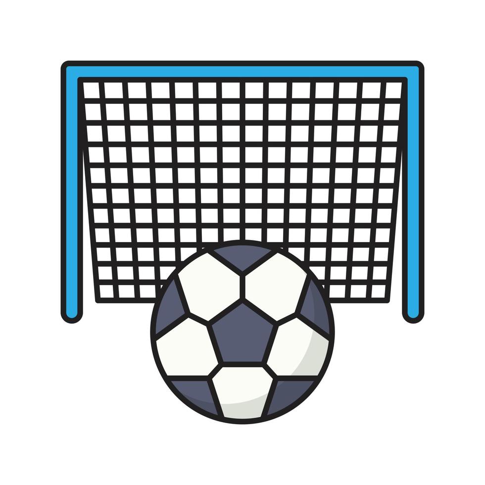 fotboll vektor illustration på en bakgrund. premium kvalitet symbols.vector ikoner för koncept och grafisk design.