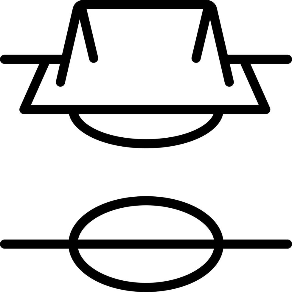 Liniensymbol für Feld vektor