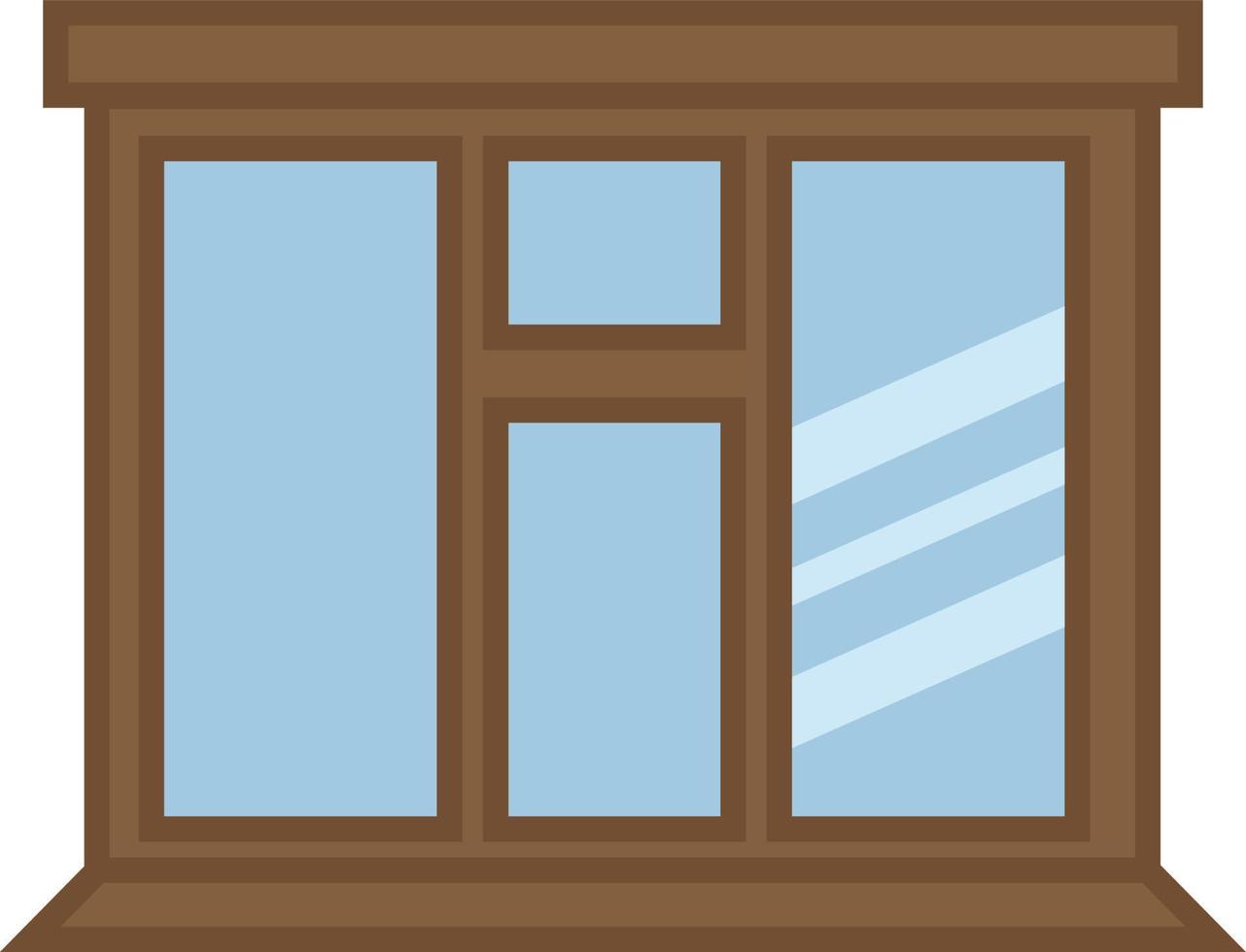 Home-Fenster, Illustration, Vektor, auf weißem Hintergrund. vektor