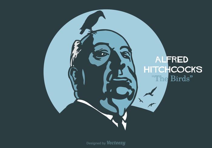 Free Alfred Hitchcock Vektor-Illustration vektor