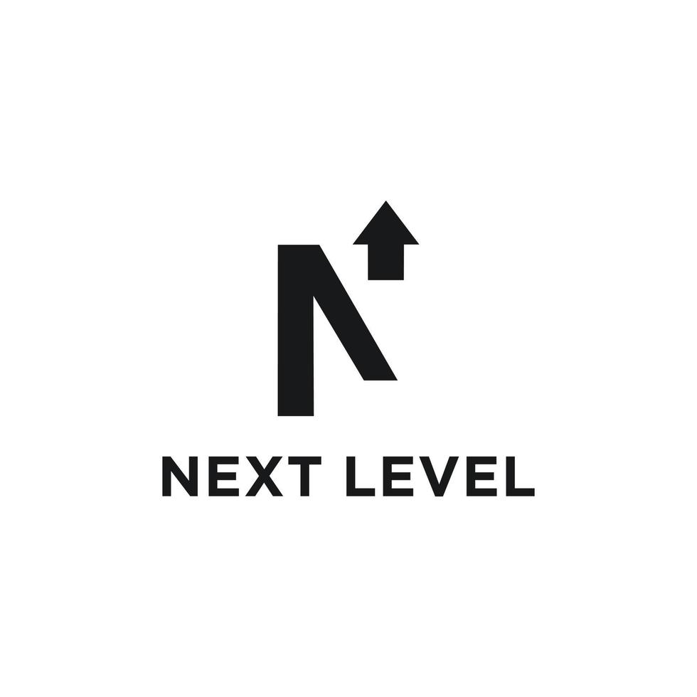 n und Pfeil Branding Identity Corporate Vector Logo Design