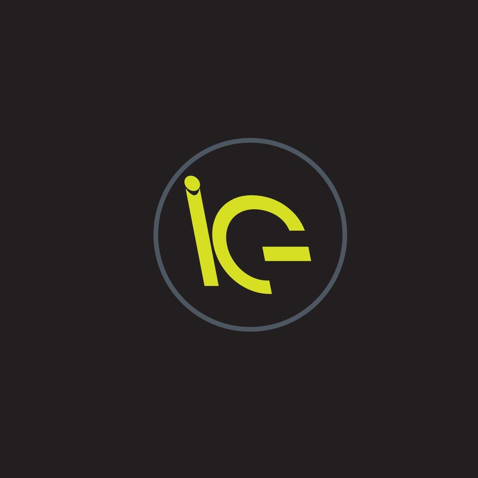 ig-Text-Logo vektor