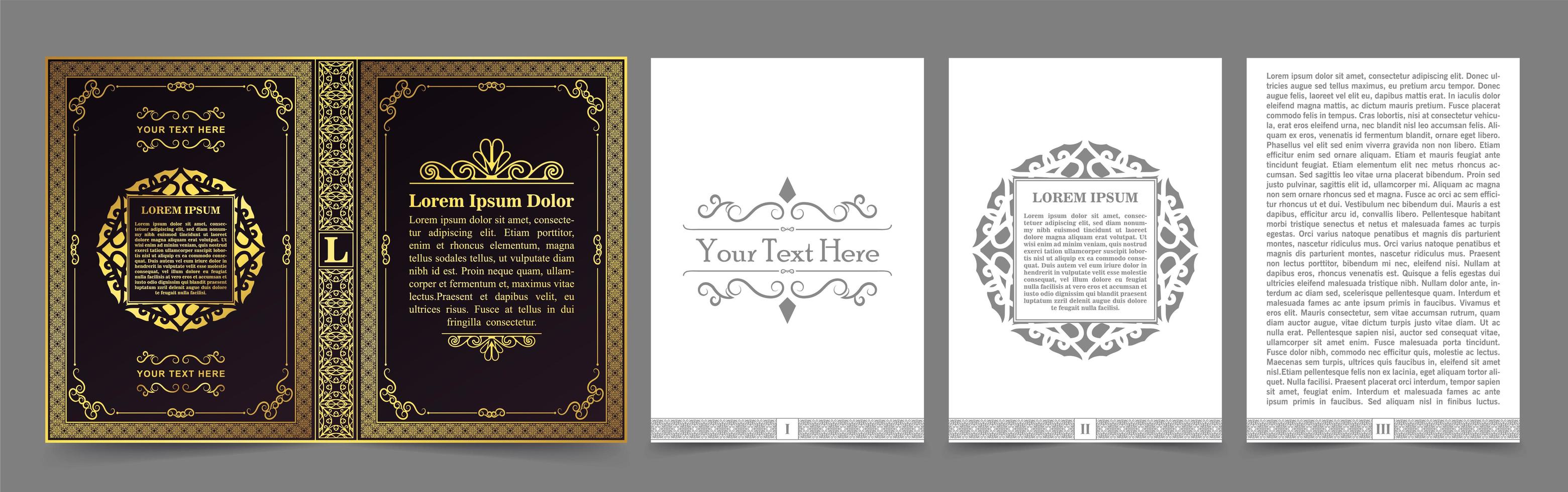 Vintage Buch Layout Download Kostenlos Vector Clipart Graphics Vektorgrafiken Und Design Vorlagen