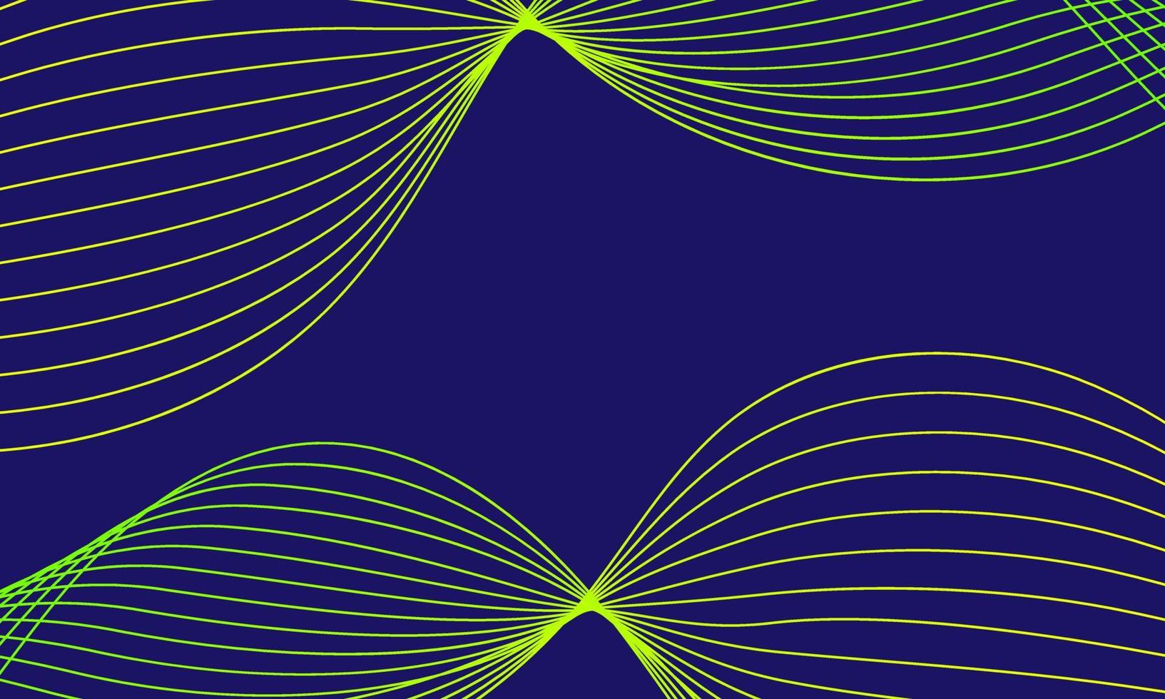 heller abstrakter Hintergrund mit gewellten grünen Linien vektor