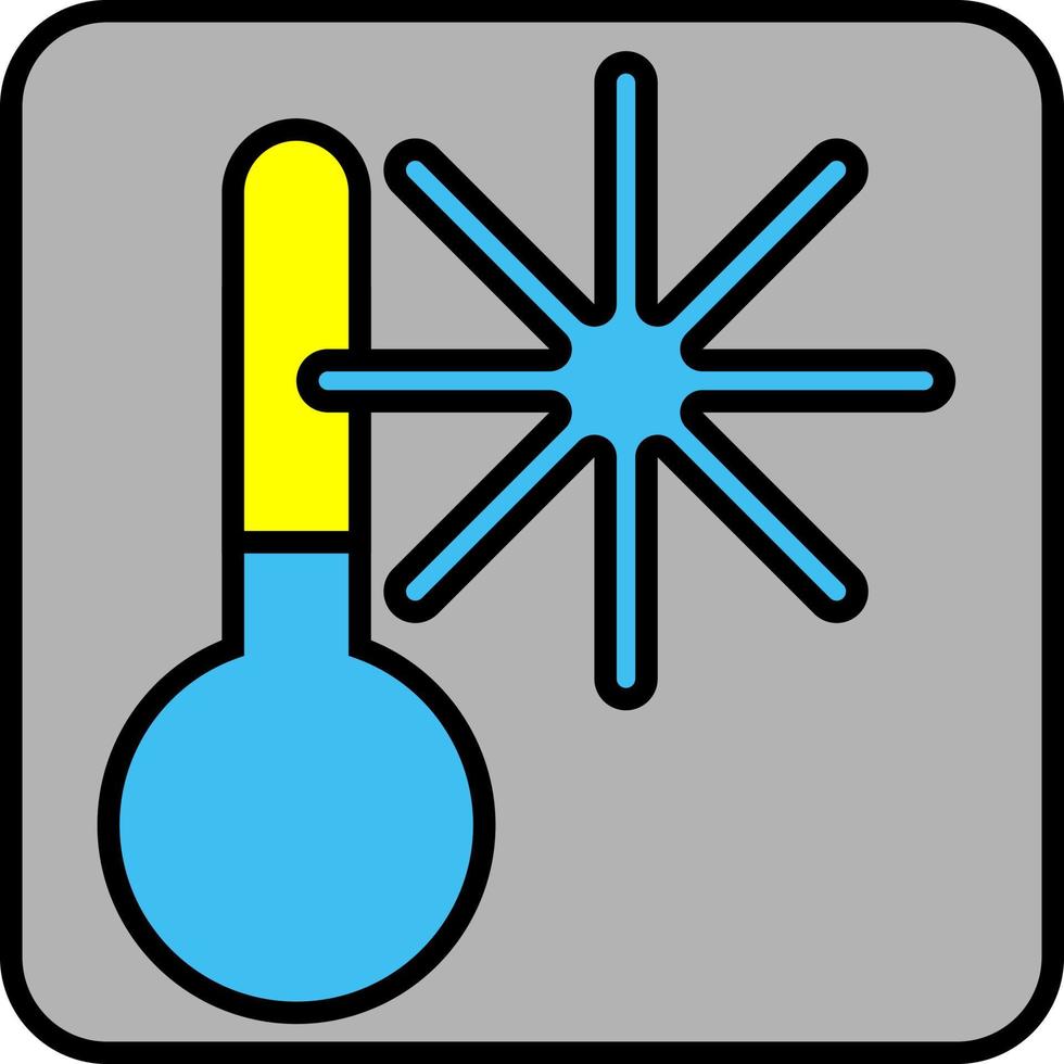 dropp temperatur, illustration, vektor på en vit bakgrund.