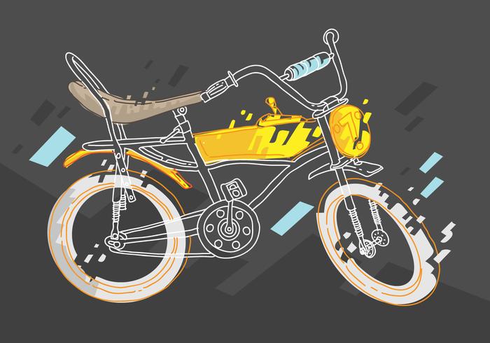 Fri Bicicleta Vector Illustration