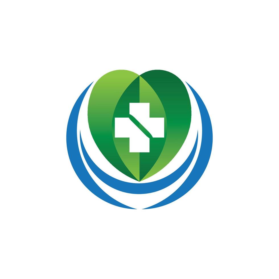 Gesundheit medizinischer Logo-Vorlagenvektor vektor