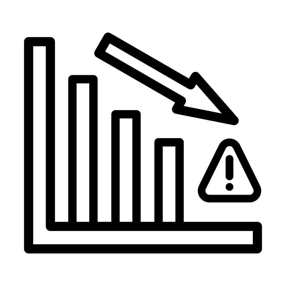 Symboldesign für Geschäftsrisiken reduzieren vektor