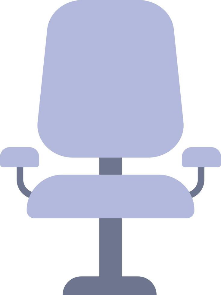 blå kontor stol, illustration, vektor på vit bakgrund.