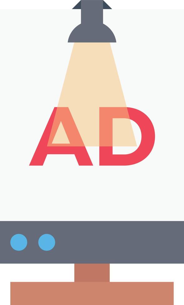 annons billboard vektorillustration på en bakgrund. premium kvalitet symbols.vector ikoner för koncept och grafisk design. vektor