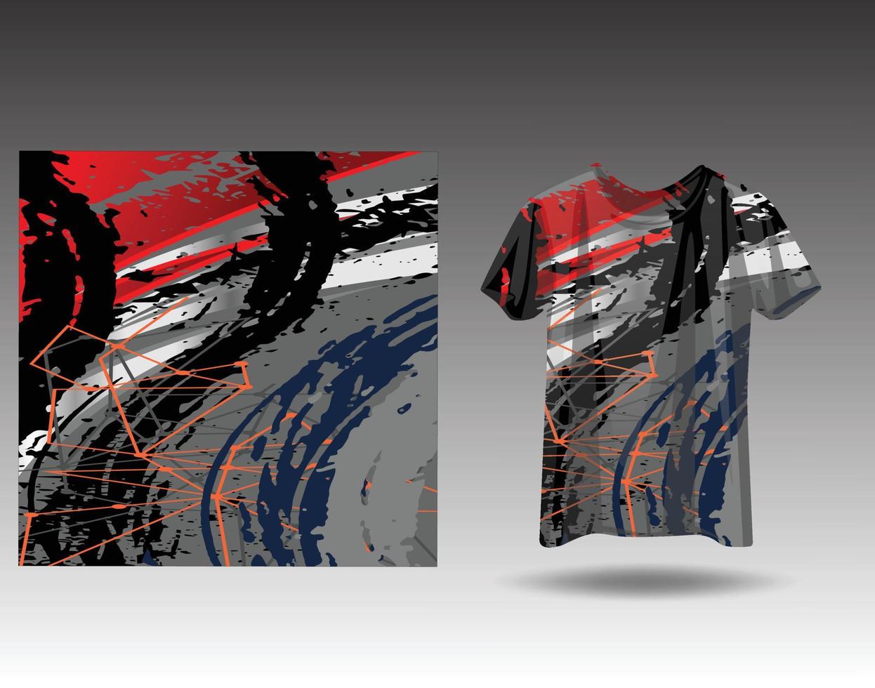 tshirt sport grunge bakgrund för extrem jersey team tävlings cykling fotboll gaming bakgrund tapet vektor