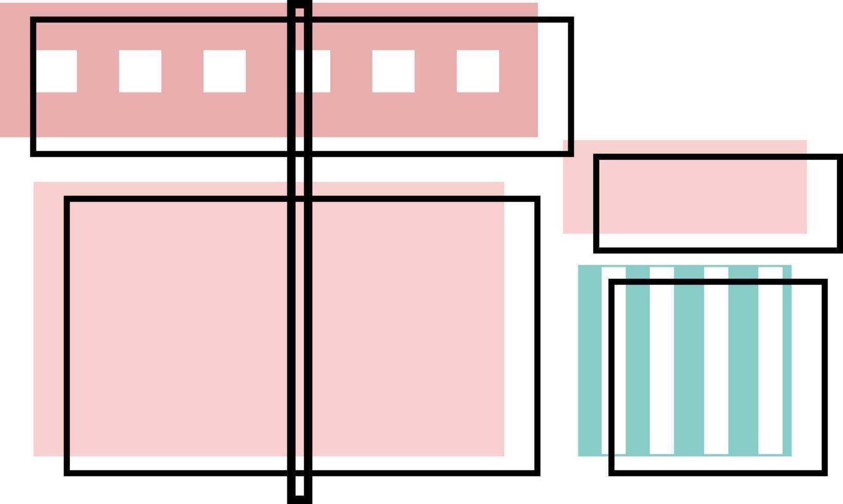 Zwei kleine Geschenkboxen, Symbolabbildung, Vektor auf weißem Hintergrund