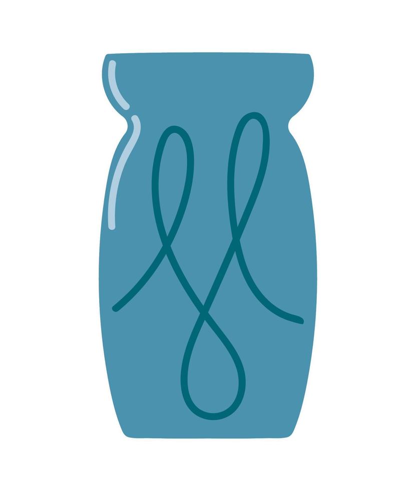 dekorative Vase-Symbol vektor