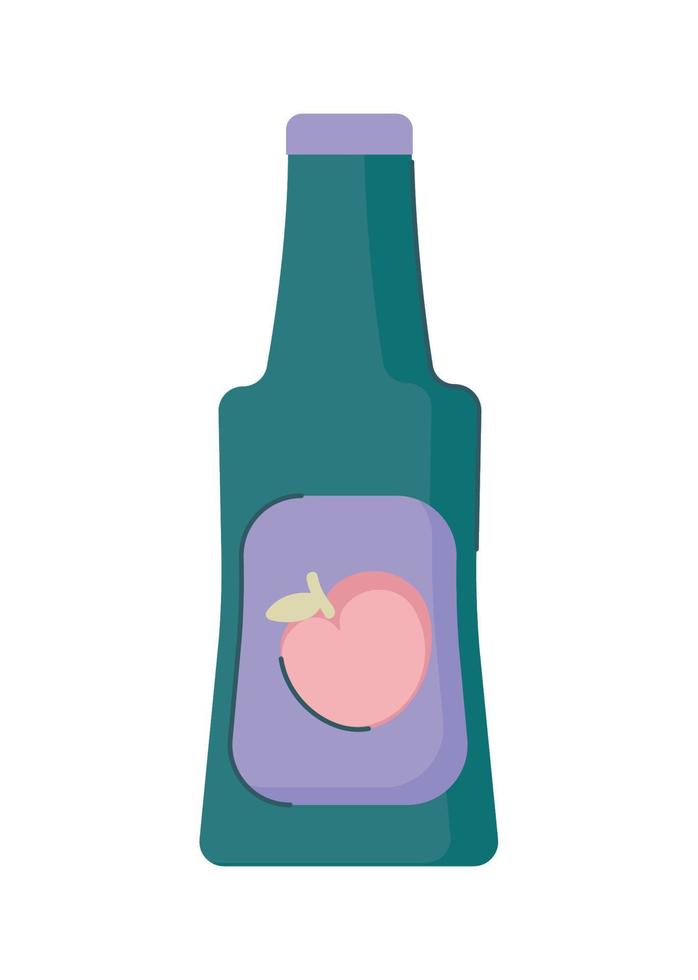 juice flaska ikon vektor