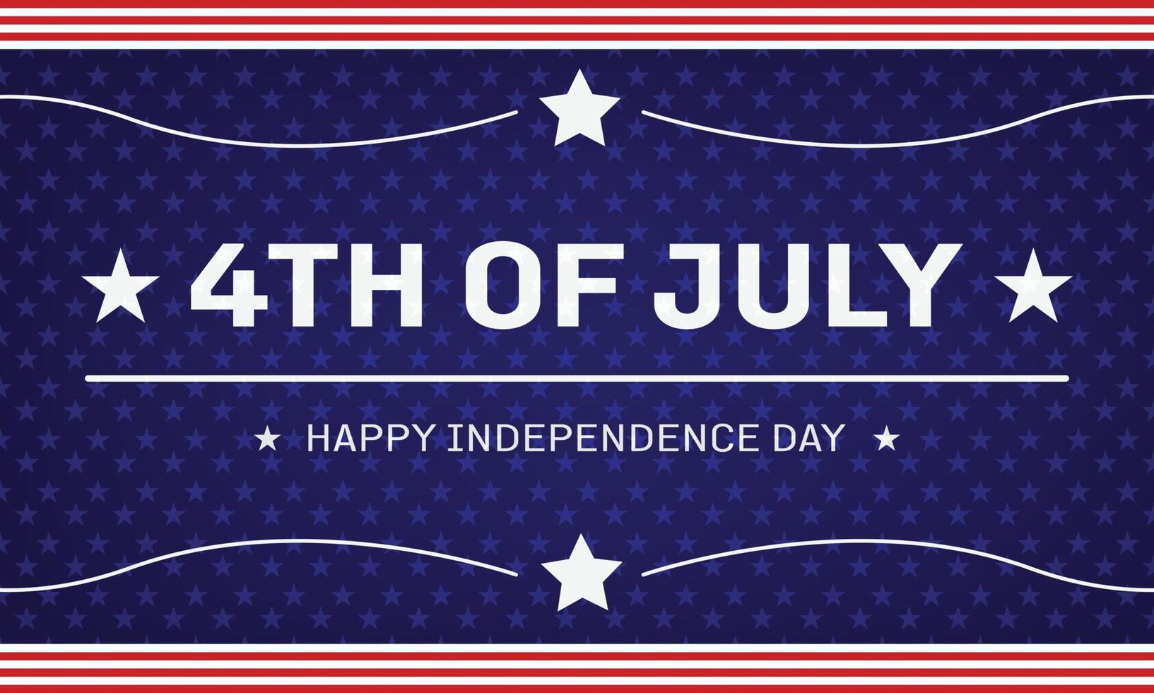 4. Juli Unabhängigkeitstag, glücklicher Unabhängigkeitstag vektor