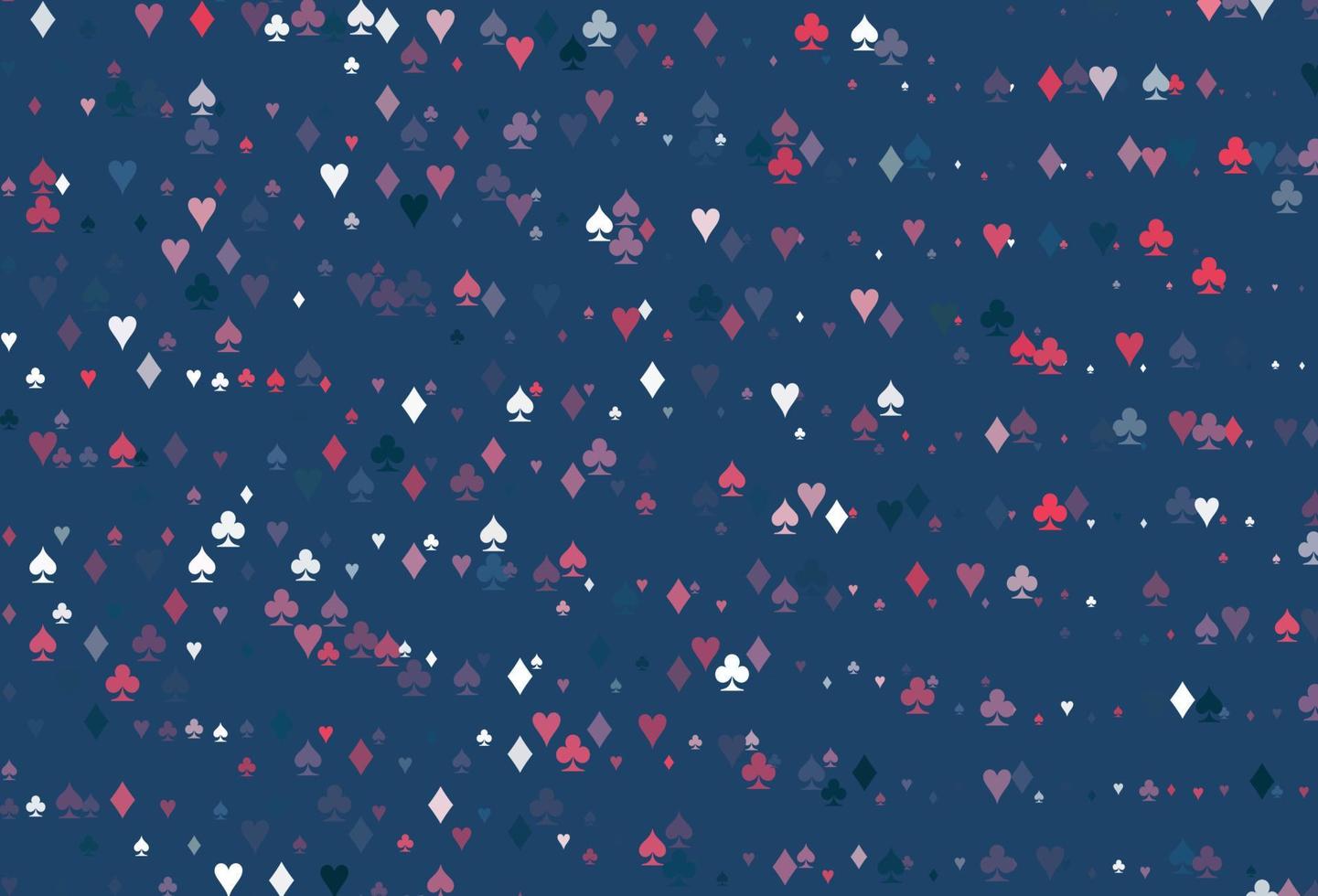 hellblauer, roter Vektorhintergrund mit Kartenzeichen. vektor