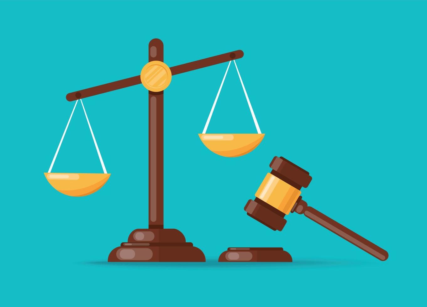 rättvisa skala domstol symbol vektor illustration