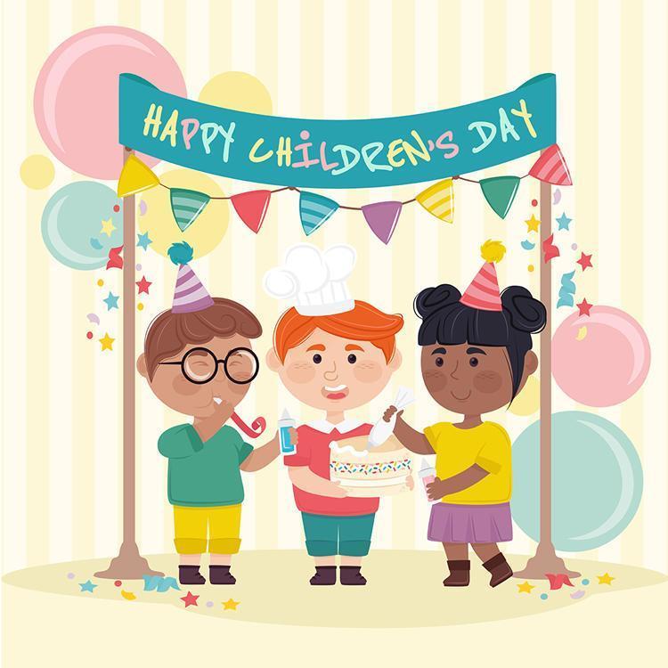 Kinder Feiern Kindertag Download Kostenlos Vector Clipart Graphics Vektorgrafiken Und Design Vorlagen