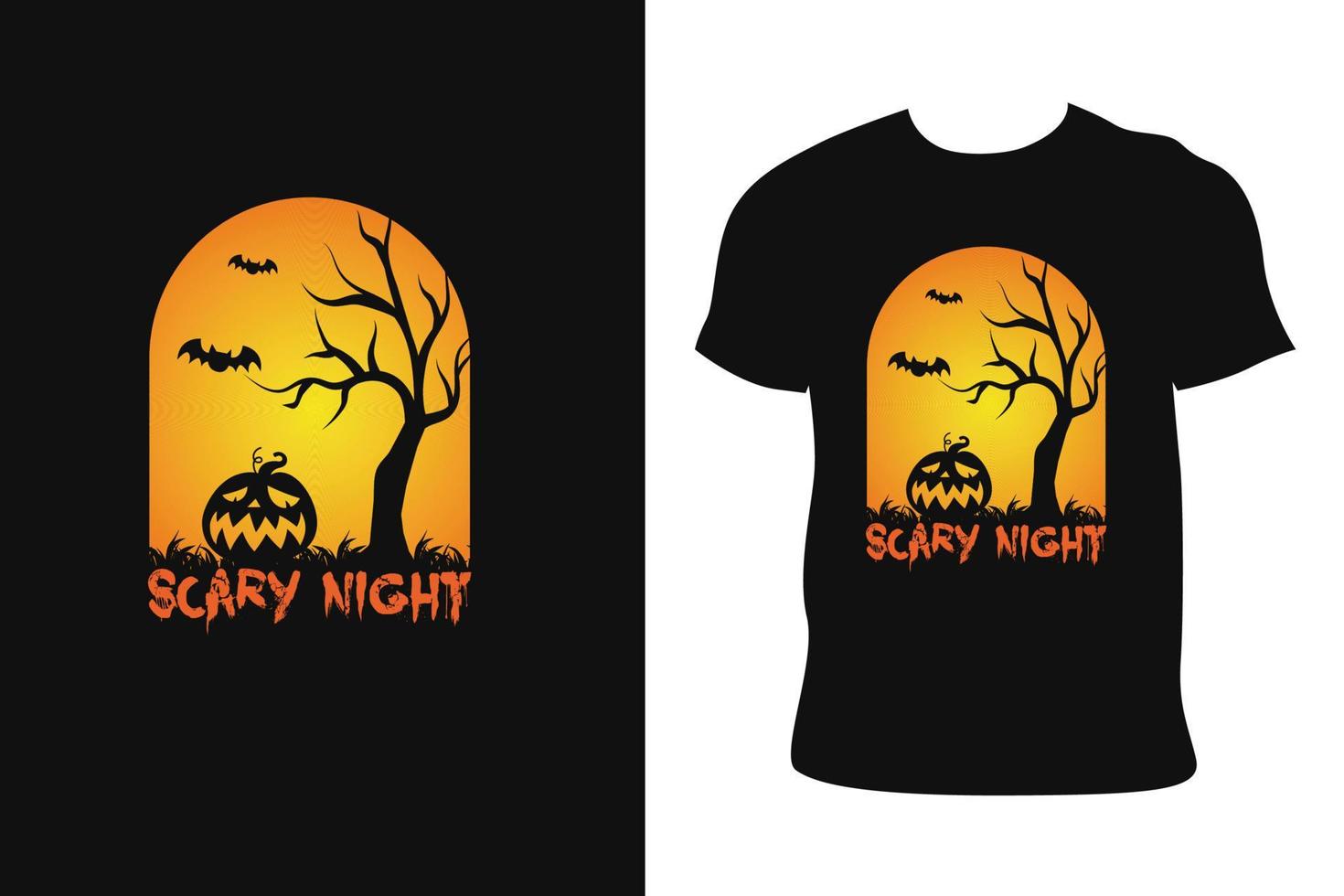 halloween t-shirt design. halloween t-shirt. halloween t-shirt fri vektor. vektor