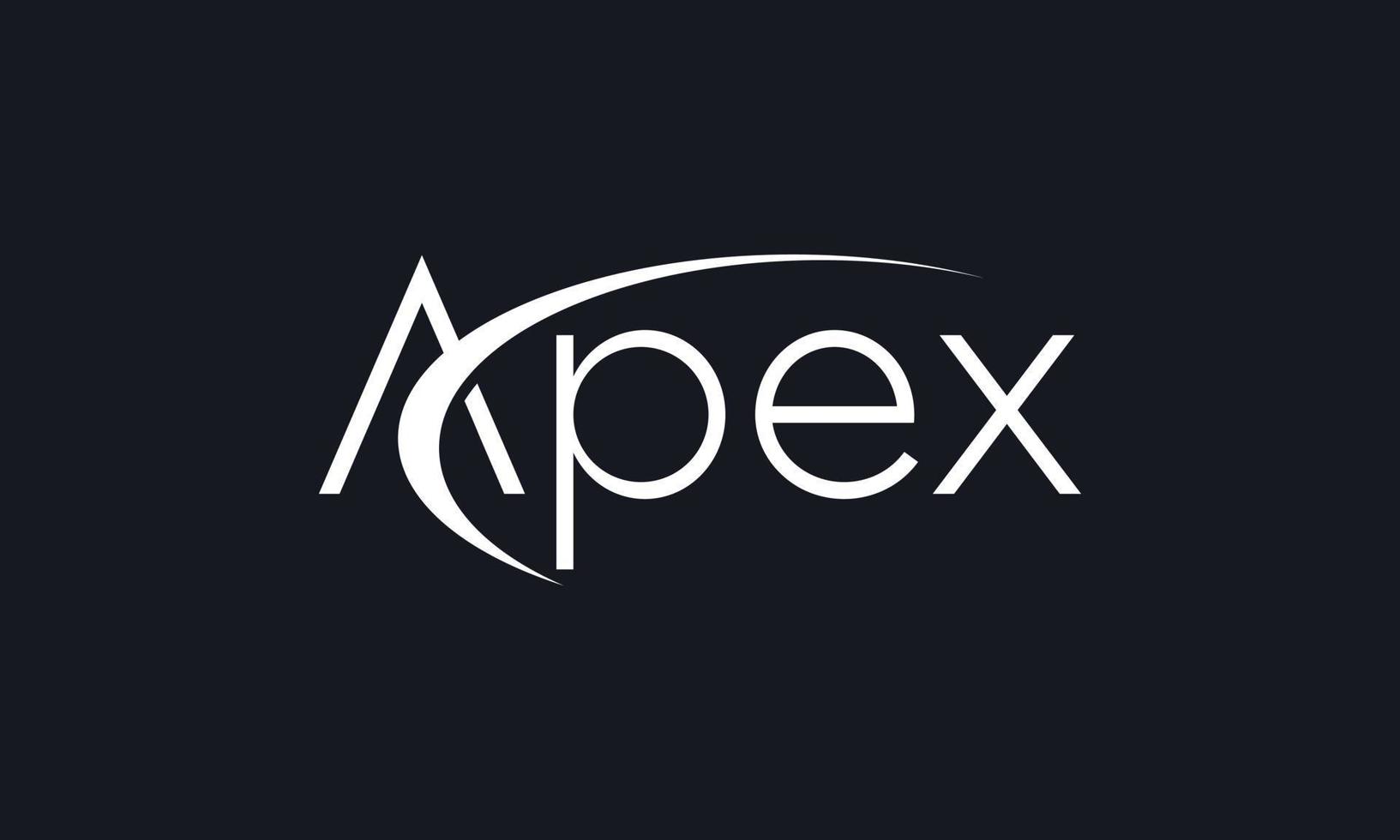 apex logotyp design vektor proffs vektor