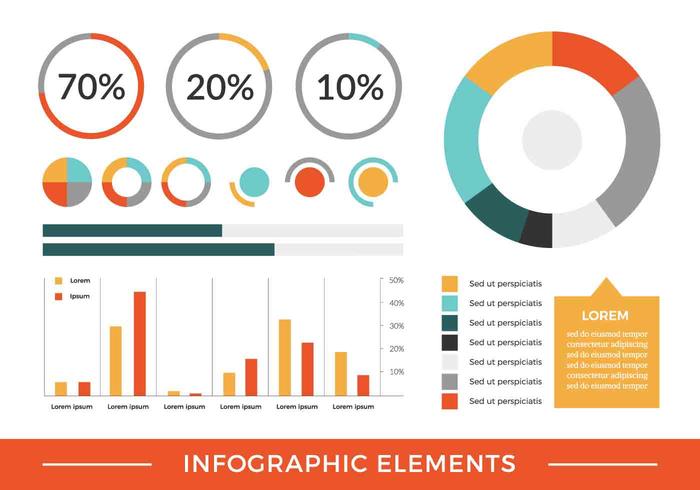 Fri vektor Infographic Elements