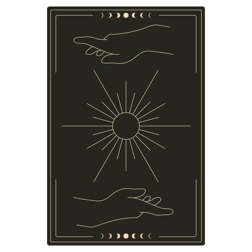 Tarot-Karten-Design vektor