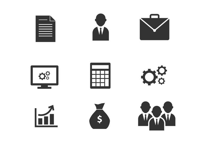 Kostenlose Marketing und Business-Vektor-Icons vektor