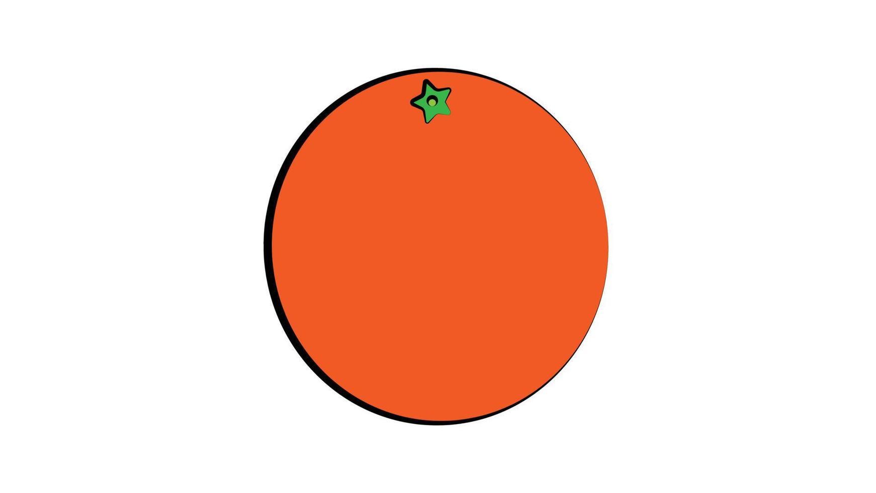 orange frucht lebensmittel natürliche organische ernährung natur vektorillustration vektor