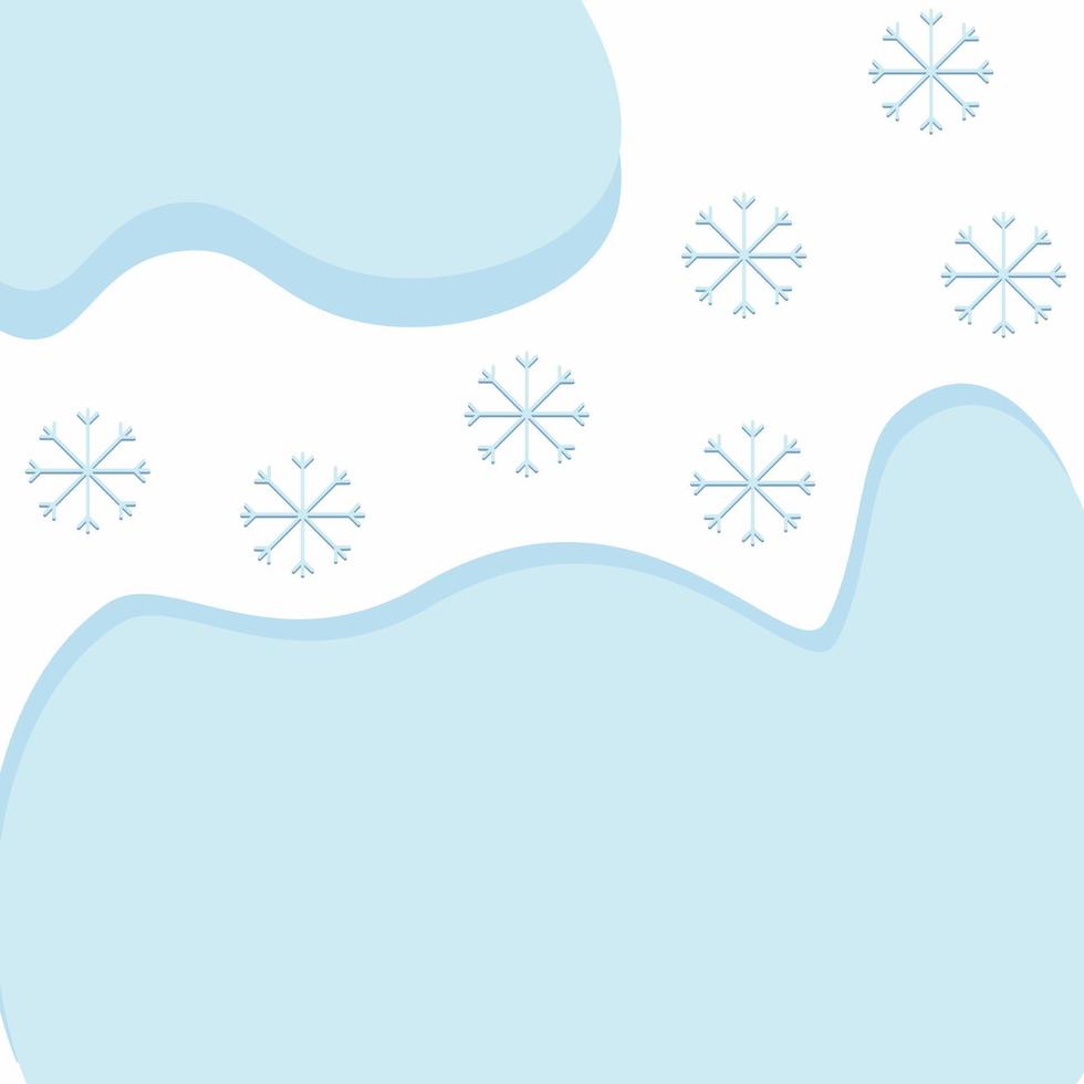abstrakte Schneeflocken-Hintergrundtextur mit abstrakten Flecken in trendigen Winterfarben vektor