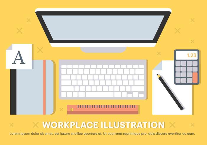 Kostenlose Vector Workplace Elements