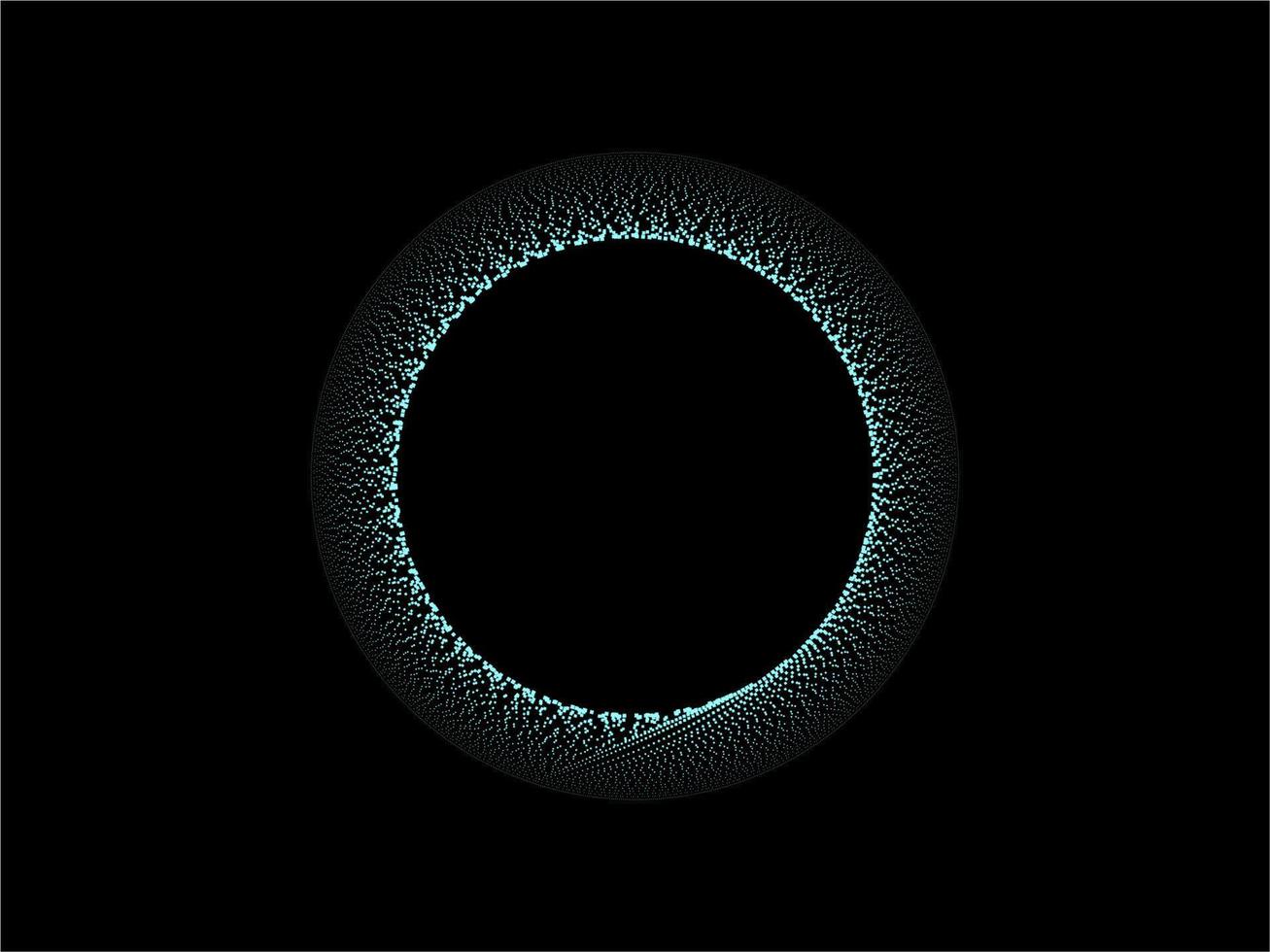 dynamisk cirkel abstrakt trogen bakgrund vektor