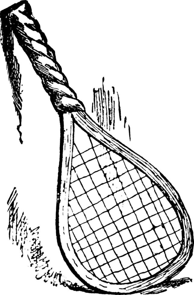 racket årgång illustration. vektor