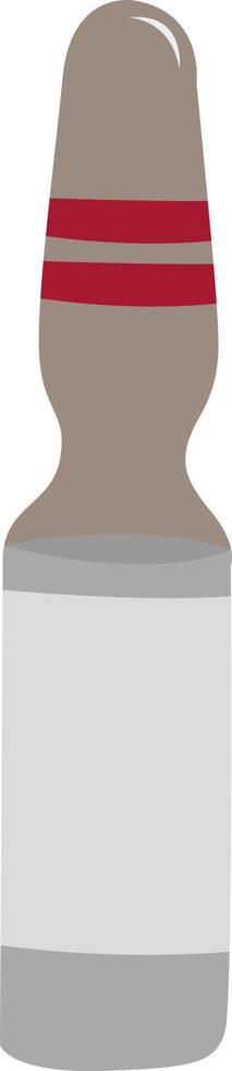 morfin i flaska, illustration, vektor på vit bakgrund.